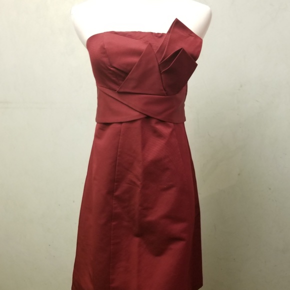 The Limited maroon tube top dress (N33) - Picture 2 of 7